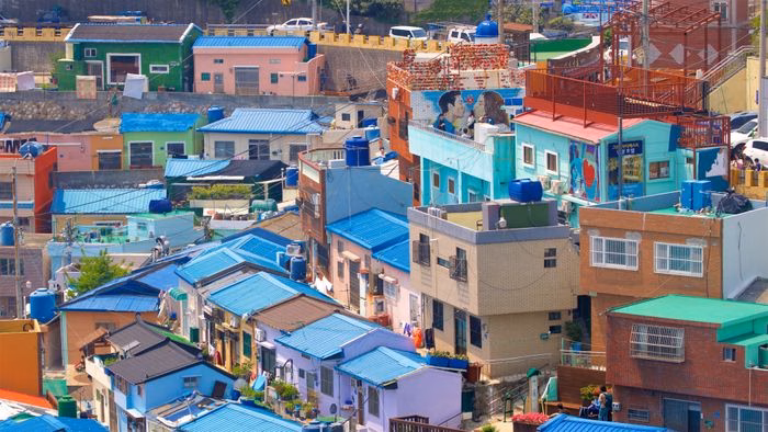 Chi tiết kiến trúc nhà ở tại làng văn hóa Gamcheon