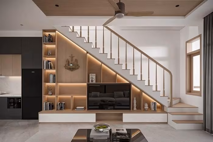 Thiết kế cầu thang nhà phố: 5 nguyên tắc vàng cho an toàn và thẩm mỹ